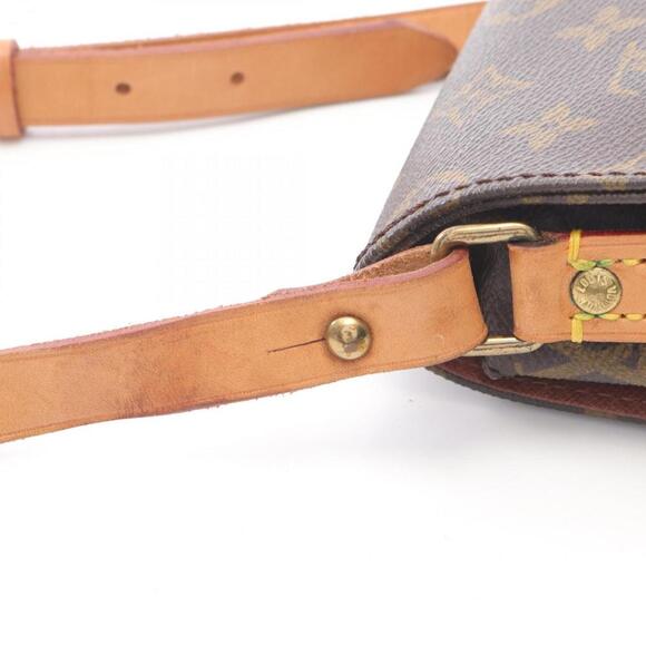 LOUIS VUITTON Brown Monogram Leather Shoulder Bag - Picture 12 of 12